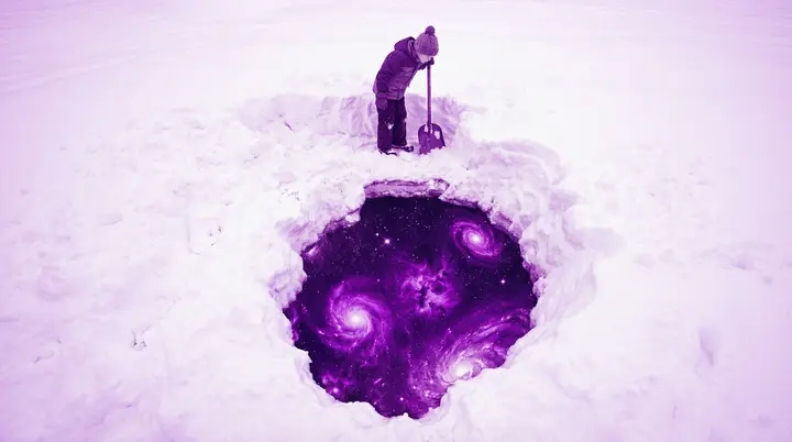 単色の宇宙